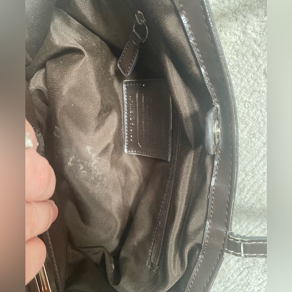 Coach Signature Canvas Purse - Picture 8 of 8